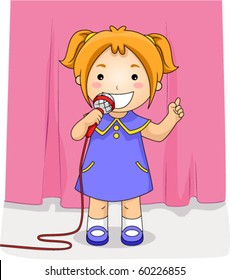 1,383 Girl singing clipart Images, Stock Photos & Vectors | Shutterstock