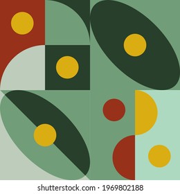 Bean Abstract Geometric Design. Suitable for Background, wallpaper, wall decoration, backdrop, ornament, cover, web design, template, book cover, etc.