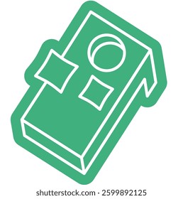 bean bag throw game symbol