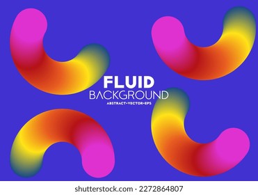 bean c shape spectrum tone modern art background use for advertisment poster website banner landing page product package design vector eps.