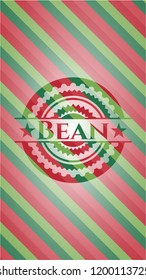  Bean christmas style badge..