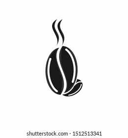 Bean Hot Coffee Aromatic Creative Icon Logo