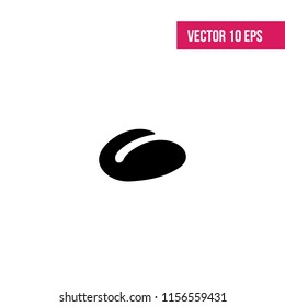 Сoffee bean icon on a white background. Vector - stock vector