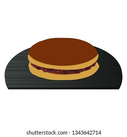 A bean jam pancake