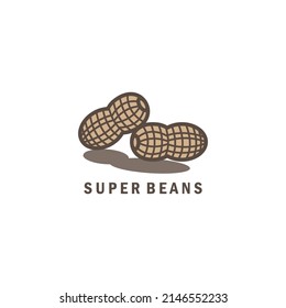 bean logo icon illustration design vector