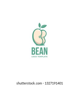 The Bean Logo template for Farm or Organic Food, Illustration