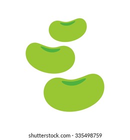 Bean Logo Vector. Logo Template. Soya. Mung. 