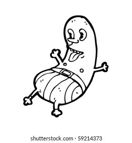 bean person cartoon