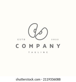 Bean premium icon sign symbol. Hipster vintage logo design vector illustration