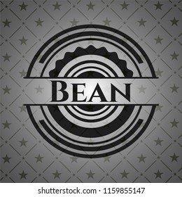 Bean retro style black emblem