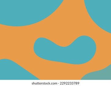 bean shape fluid shape wavy curve theme background for advertisement product banner and label website template landingpage vector eps.