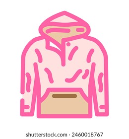 bean streetwear cloth fashion color icon vector. bean streetwear cloth fashion sign. isolated symbol illustration