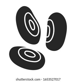 Icono de vector de aire. Icono de vector negro aislado en grano de fondo blanco.
