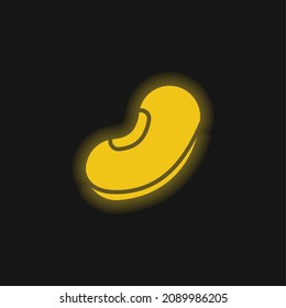 Icono de neón amarillo chillón