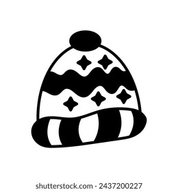 Beanie Diet  icon in vector. Logotype
