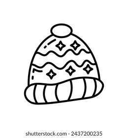 Beanie Diet  icon in vector. Logotype
