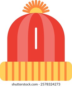 Beanie Flat Illustration Vector Design