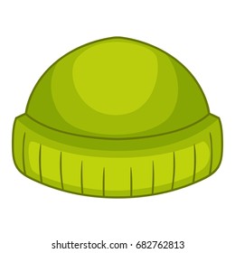 Beanie icon. Cartoon illustration of beanie vector icon for web design