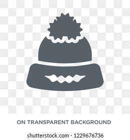 Beanie icon. Beanie design concept from  collection. Simple element vector illustration on transparent background.