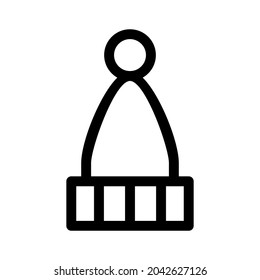 beanie icon or logo isolated sign symbol vector illustration - high quality black style vector icons
