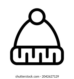 beanie icon or logo isolated sign symbol vector illustration - high quality black style vector icons
