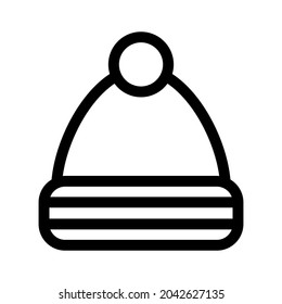 beanie icon or logo isolated sign symbol vector illustration - high quality black style vector icons

