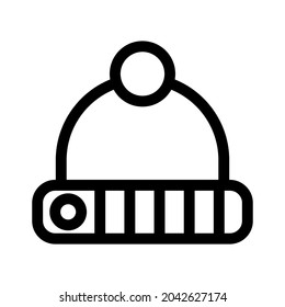 beanie icon or logo isolated sign symbol vector illustration - high quality black style vector icons
