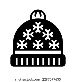 Beanie icon set style collection