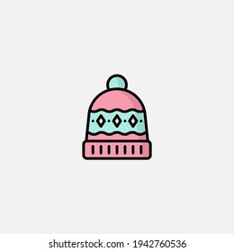 Beanie icon sign vector,Symbol, logo illustration for web and mobile