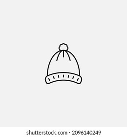 Beanie icon sign vector,Symbol, logo illustration for web and mobile