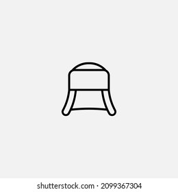 Beanie icon sign vector,Symbol, logo illustration for web and mobile