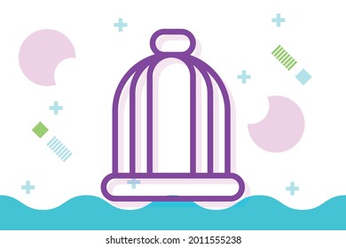 Beanie icon symbol sign from modern fashion collection for mobile concept and web apps design. Beauty and clothes related vector line icons. 