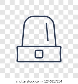 Beanie icon. Trendy linear Beanie logo concept on transparent background from Clothes collection