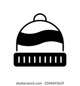 Beanie icon vector stock illustration