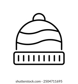 Beanie icon vector stock illustration