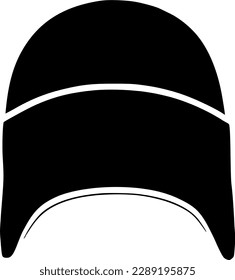 beanie icon vector symbol design illustration