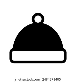 Beanie Icon Vector Symbol Design Illustration