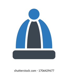 Mütze-Vektorillustration-Symbol 