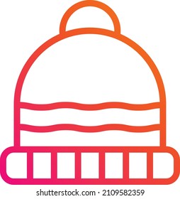 Beanie Vector Icon Design Illustration