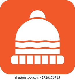 Ilustração de design de ícone de vetor de gorro