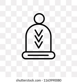 Beanie vector icon isolated on transparent background, Beanie logo concept