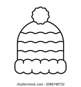 Beanie vector icon  Which Can Easily Modify Or Edit 

