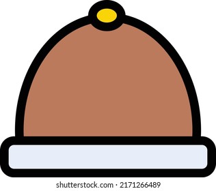 Beanie Vector illustration on a transparent background.Premium quality symmbols.Stroke vector icon for concept and graphic design.