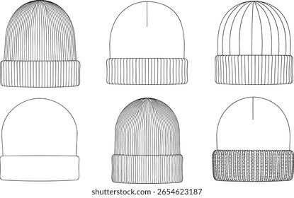 beanie, wool, vector, cap, winter, head, knit up, fashion, hat, style, cotton, design, line, clothing, white, knitted, vignetting, football, clothes, flat, thread, casual attire, accessory, texture, s