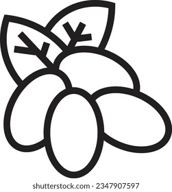 Beans Coffee Factory Outline Icon
