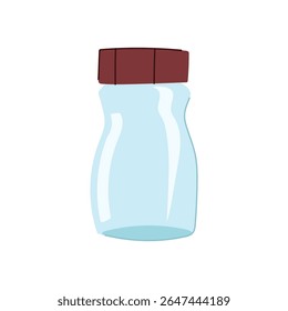 feijão café jar cartoon. tampa de motivos, capacidade cozinha, aroma preservação feijão café jar sinal. símbolo isolado vetor ilustração