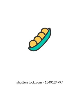 Beans icon design. Gastronomy icon vector illustration
