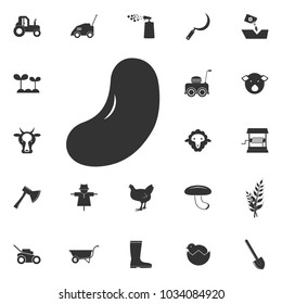 beans icon. Element of farming and garden icons. Premium quality graphic design icon. Signs, outline symbols collection icon for websites, web design, mobile app on white background