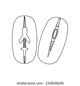 beans icon. Element of nuts for mobile concept and web apps icon. Outline, thin line icon for website design and development, app development