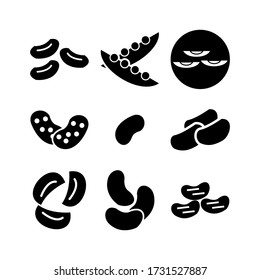 beans  icon or logo isolated sign symbol vector illustration - Collection of high quality black style vector icons
